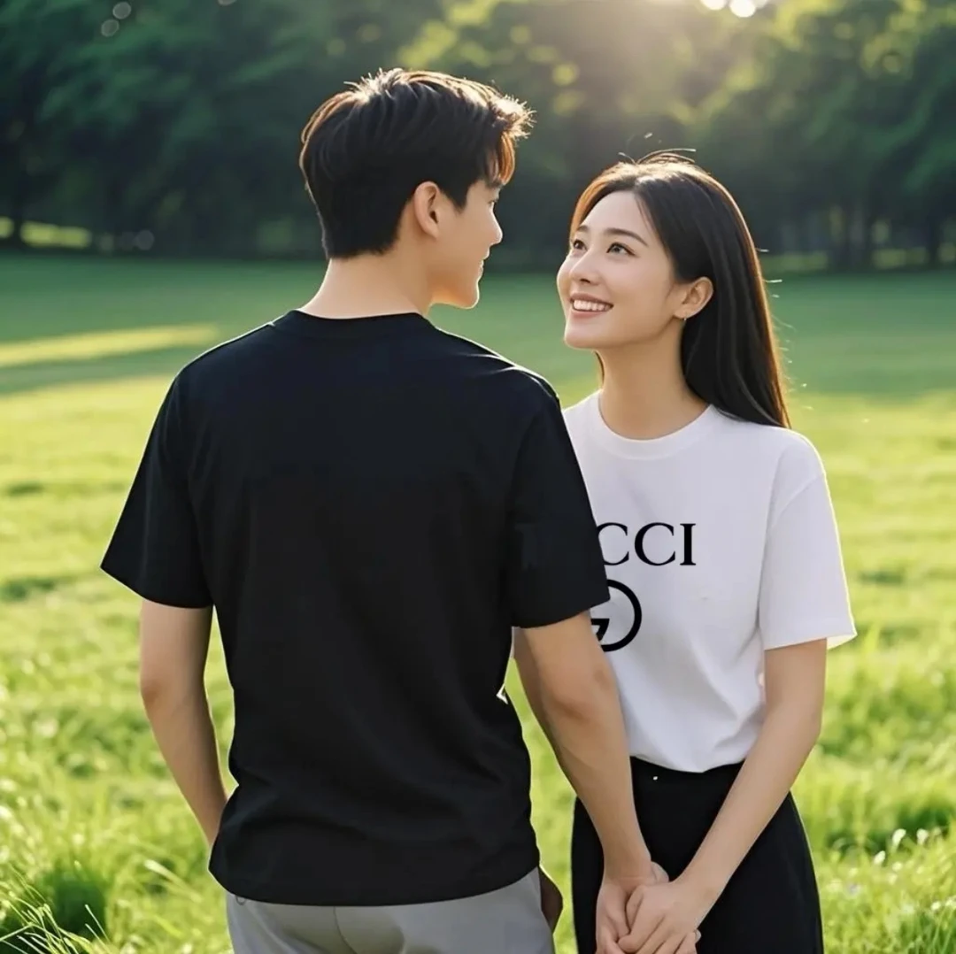 GC2019字母印花短袖T恤断码折扣 男女同款C