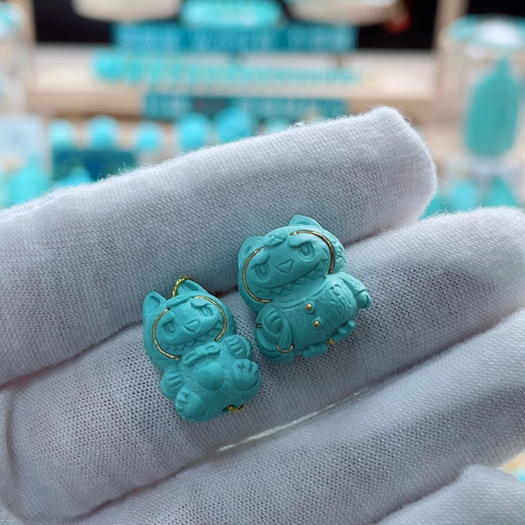 未镶嵌绿松石珠宝奇石