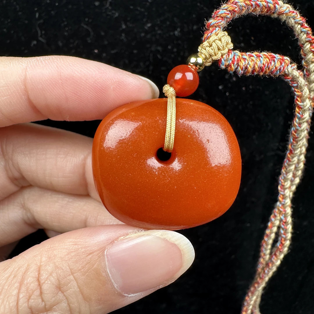 Y3754天然原矿蜜蜡 老蜡藏扣 28*13mm抖音基地质检发货