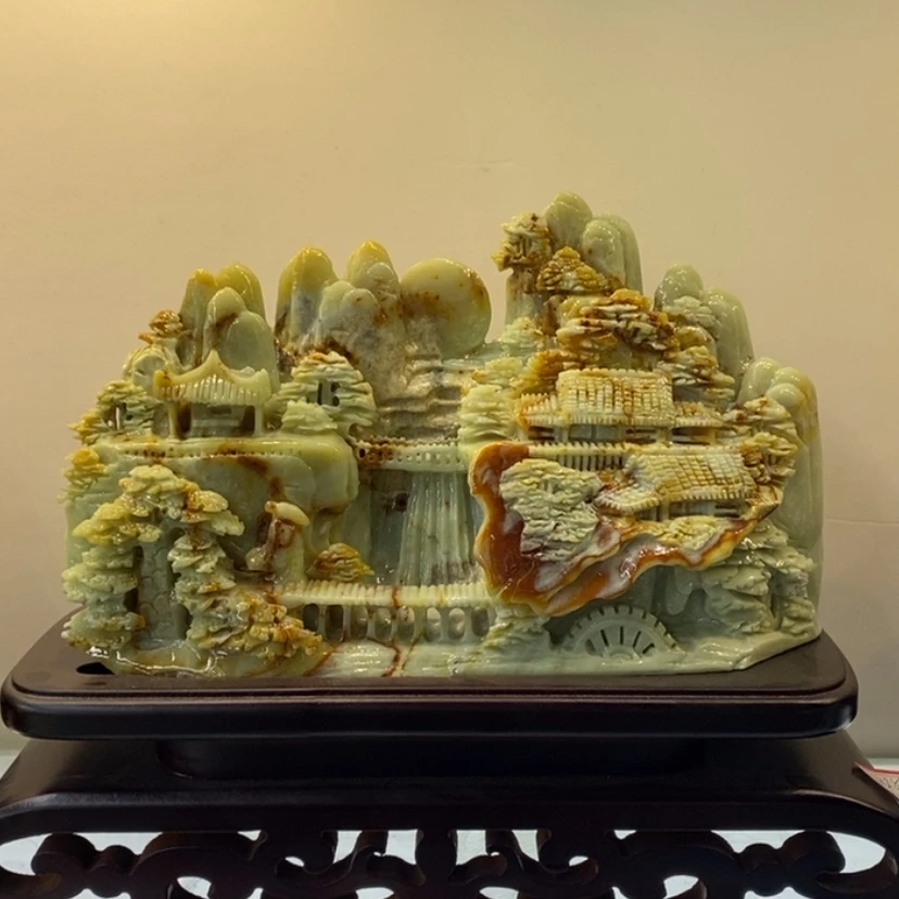 【闪购商品】蛇纹石玉（覆膜）珠宝奇石未镶嵌