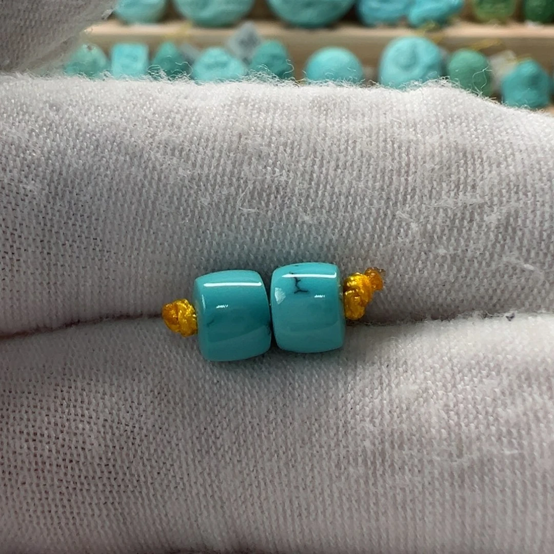 未镶嵌绿松石直切珠 6mm