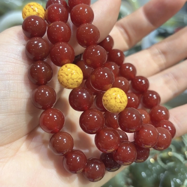 玛瑙/玉髓未镶嵌手链