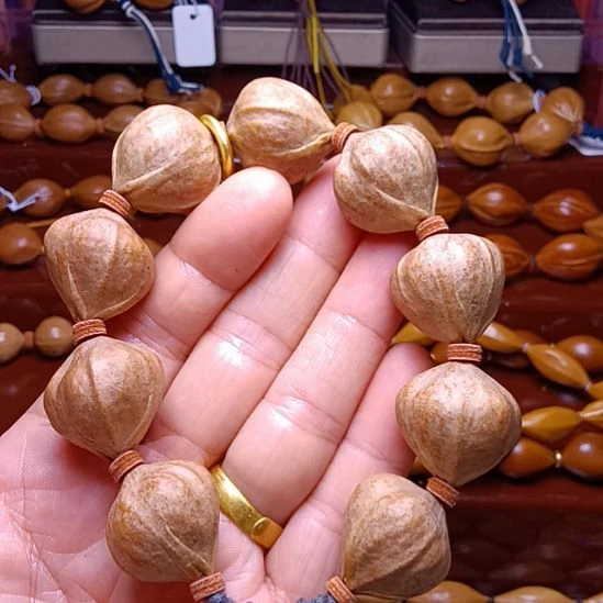 手串/手链橄榄核橄榄核手串2.3三花铁核蒜头料老料
