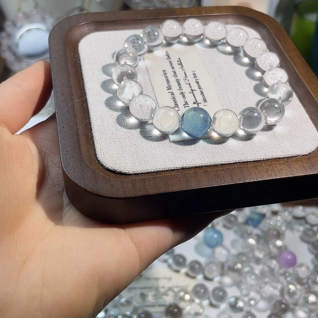 水晶手链未镶嵌白水晶