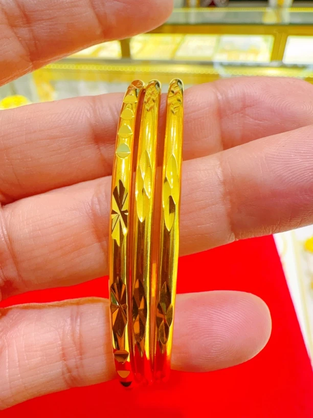 铜合金手镯 民族风金包铜0.15g 镯子