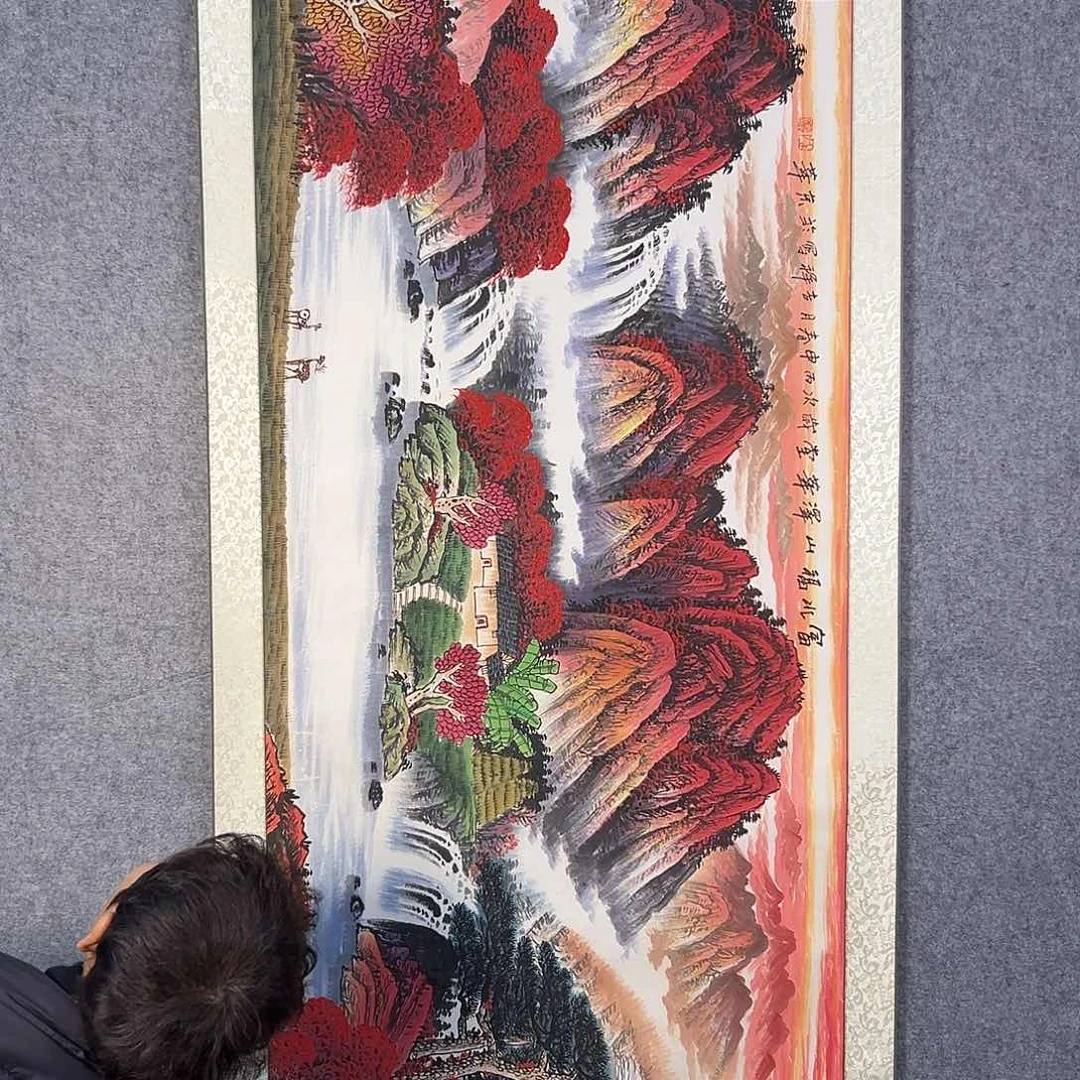 国画429 花鸟在此鸣叫时还要一