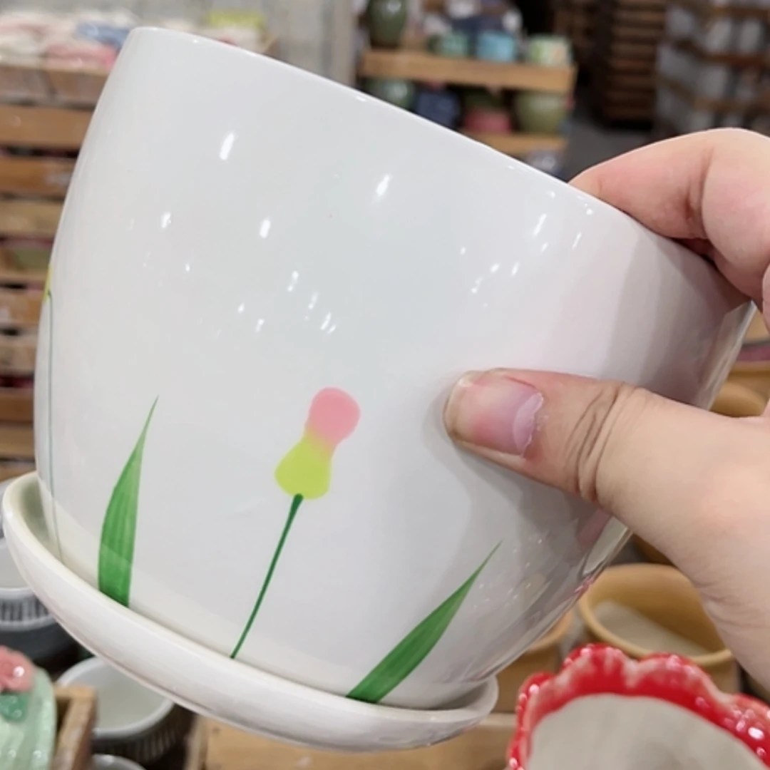 【闪购商品】陶瓷花盆