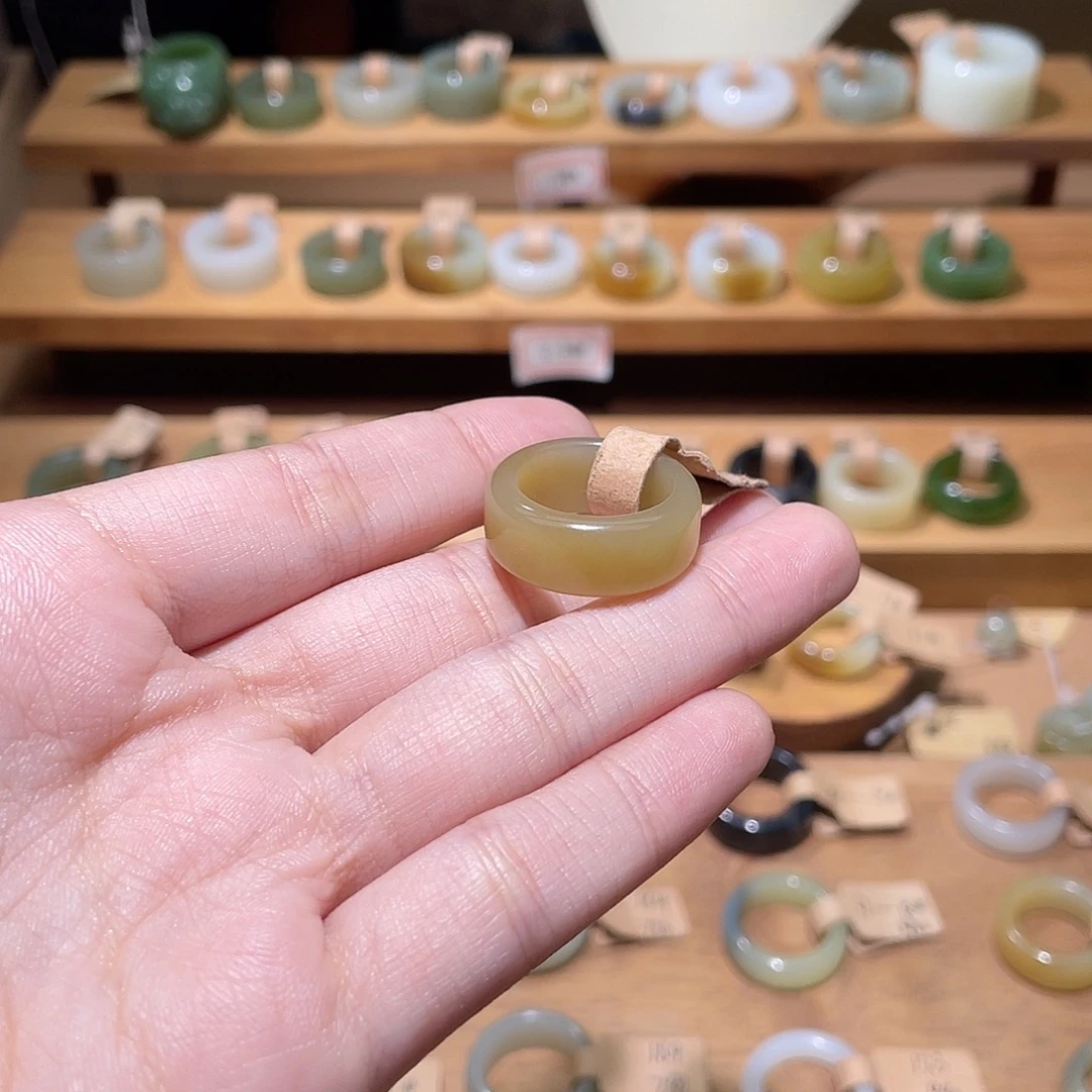 张***～和田玉未镶嵌戒指16.1