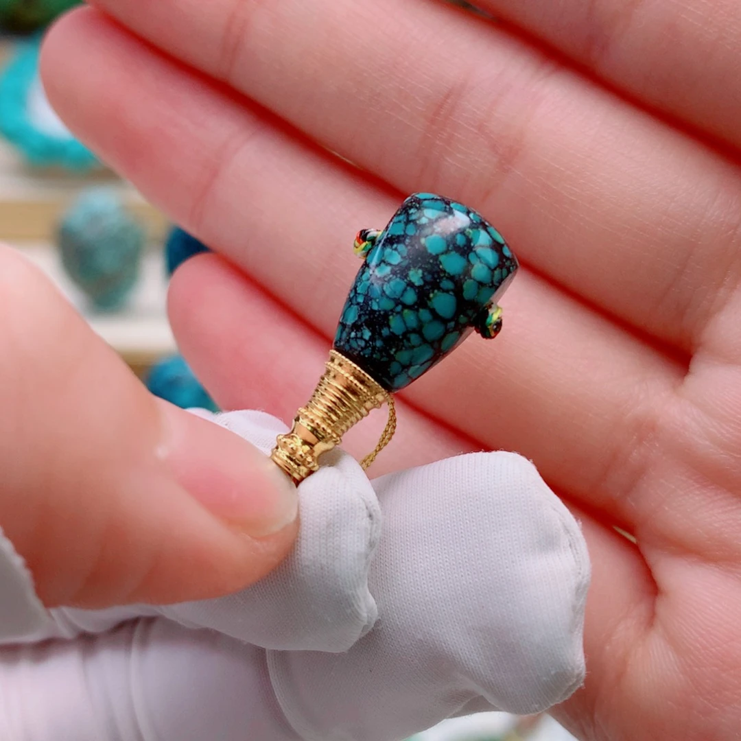 未镶嵌绿松石吊坠(不含链)