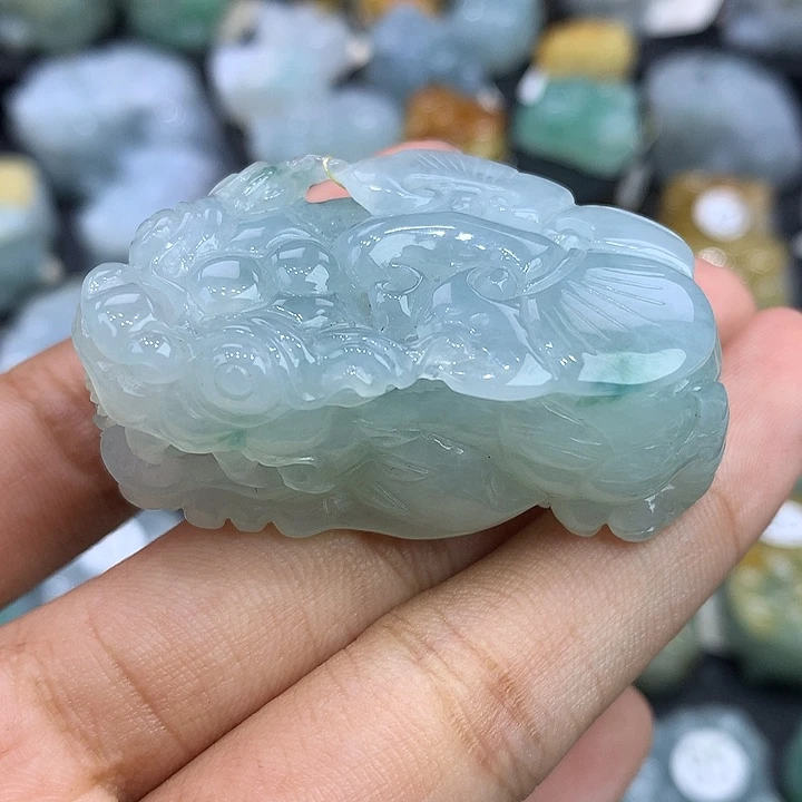 翡翠未镶嵌颈饰天然缅甸翡翠