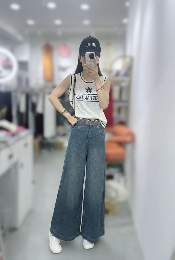 炫彩阁71921【夏款薄款时尚直筒牛仔裤】