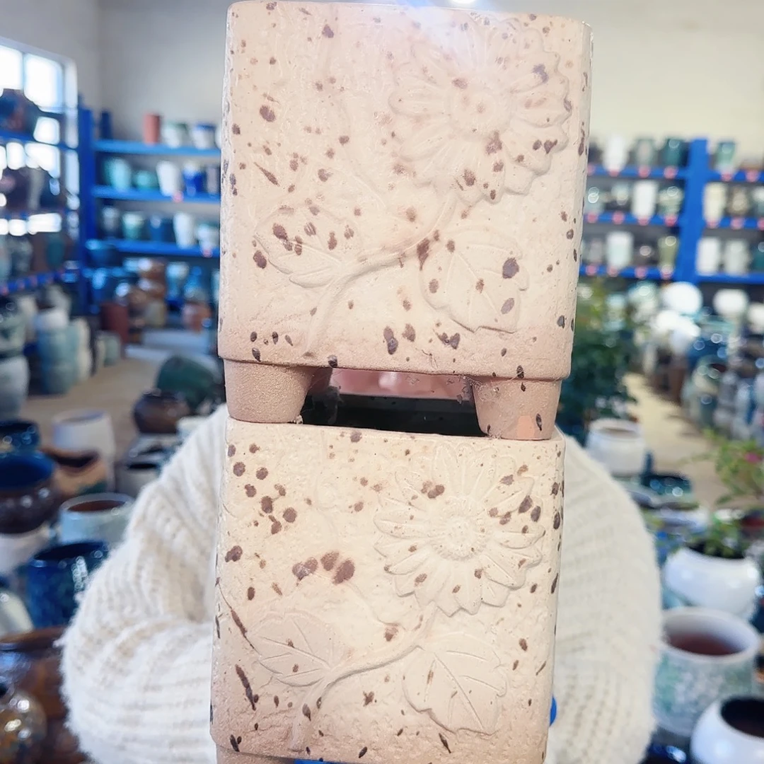 花盆紫砂高15口14