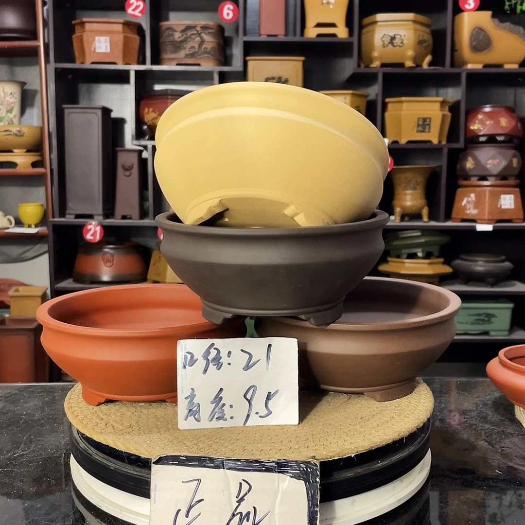 D-盆尚好紫砂花盆