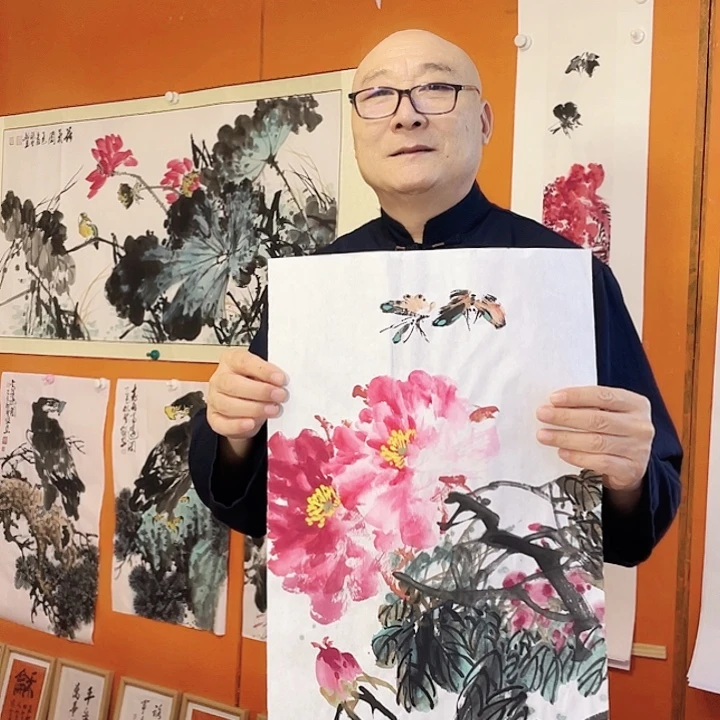 国画张圣敏先生纯手绘作品
