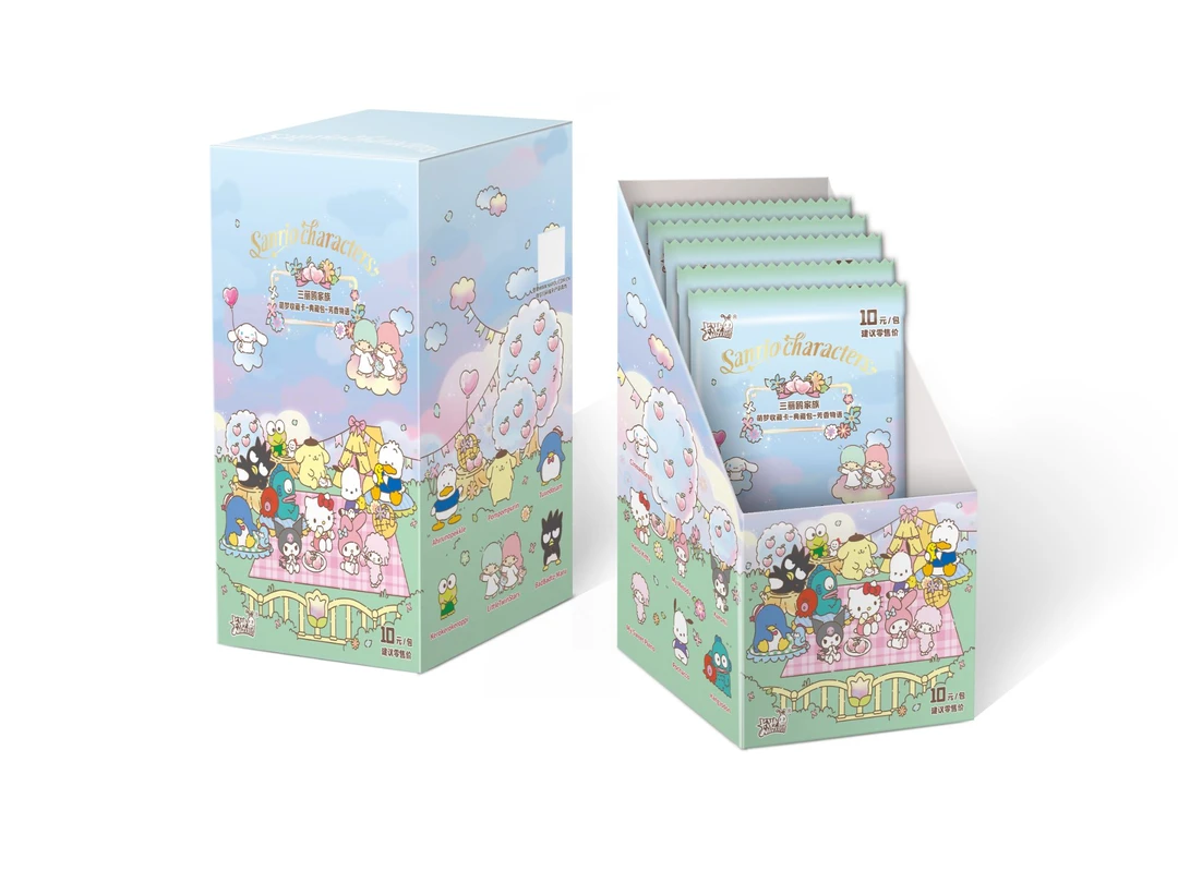 卡游 三丽鸥家族 萌梦收藏卡-典藏包芳香物语卡牌盲盒