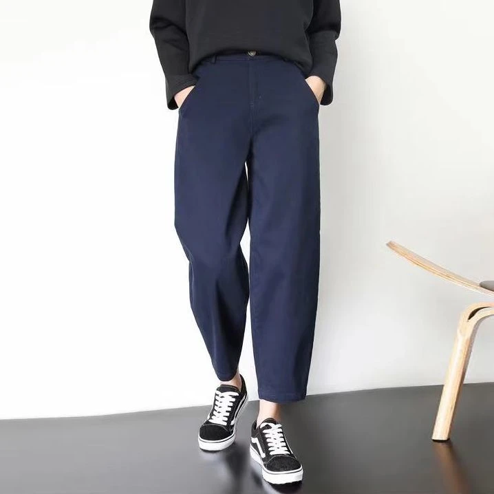 萝卜裤女2025秋季新款九分裤高腰显瘦哈伦裤大码宽松阔腿休闲裤子