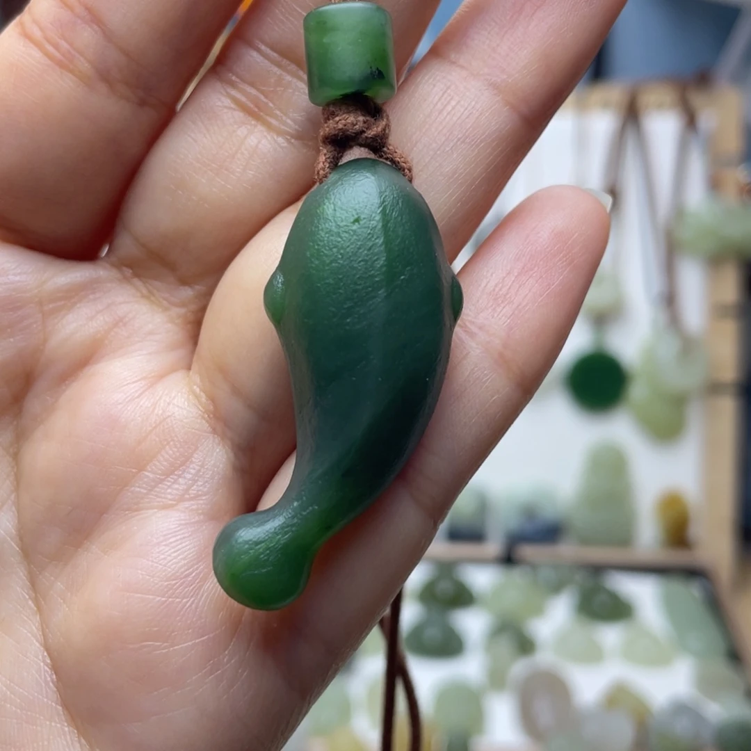 和田玉未镶嵌吊坠(不含链)