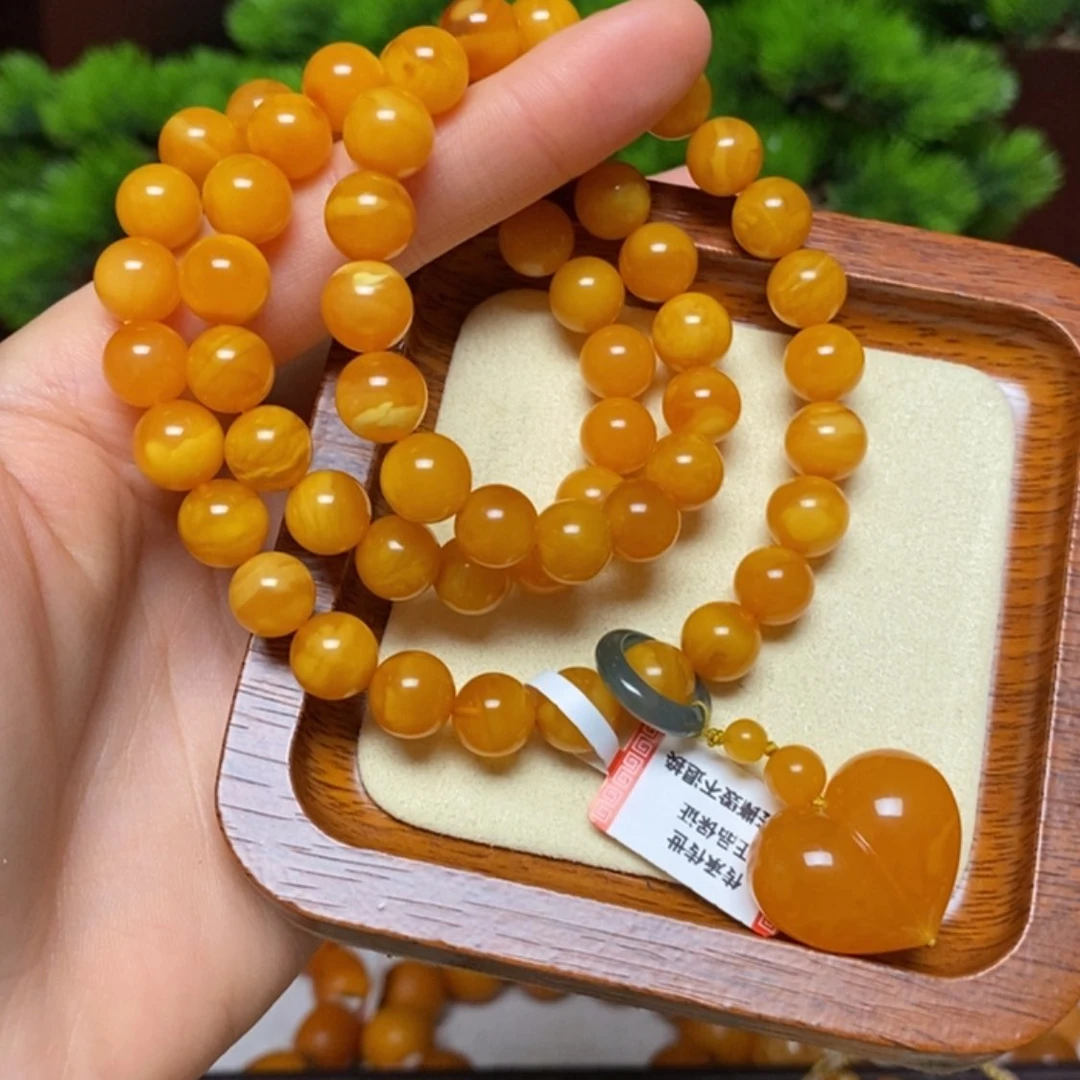 【闪购商品】蜜蜡颈饰未镶嵌项链