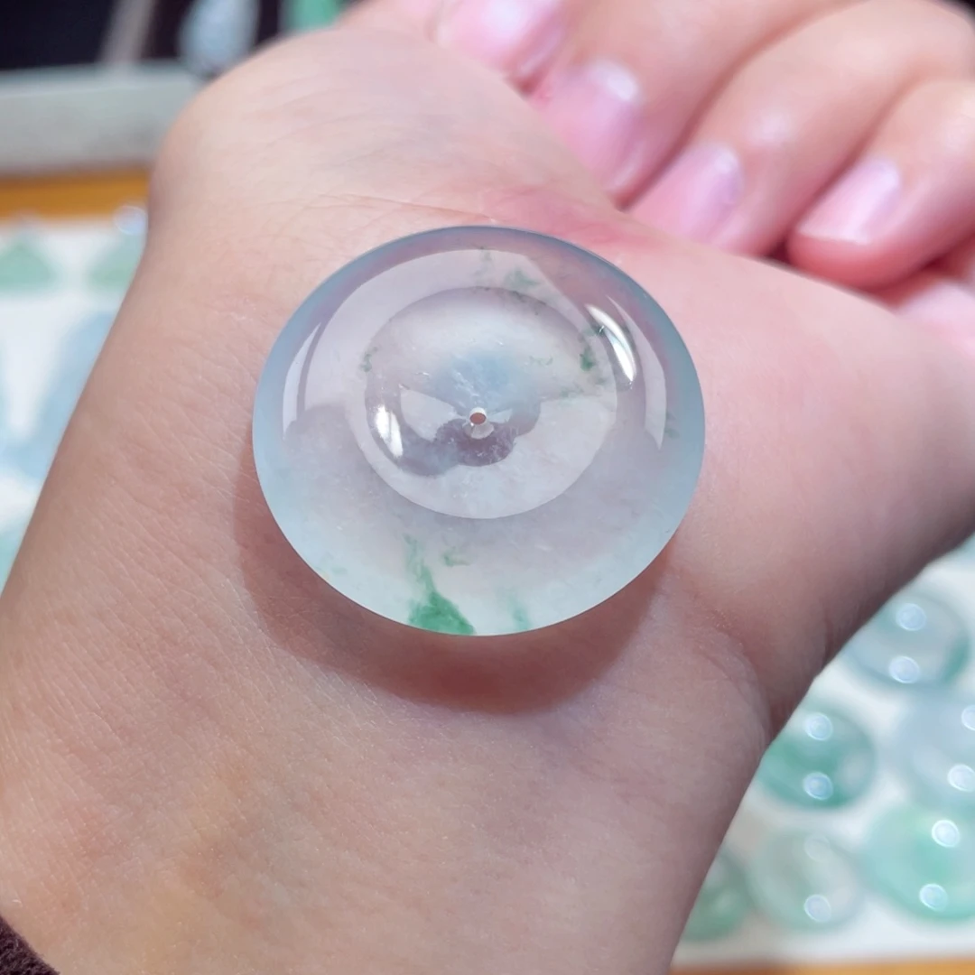 颈饰未镶嵌翡翠扣子