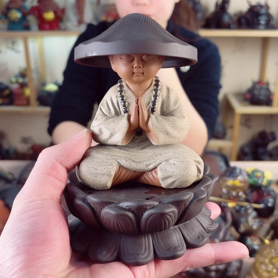 紫砂茶宠紫陶树脂茶宠摆件