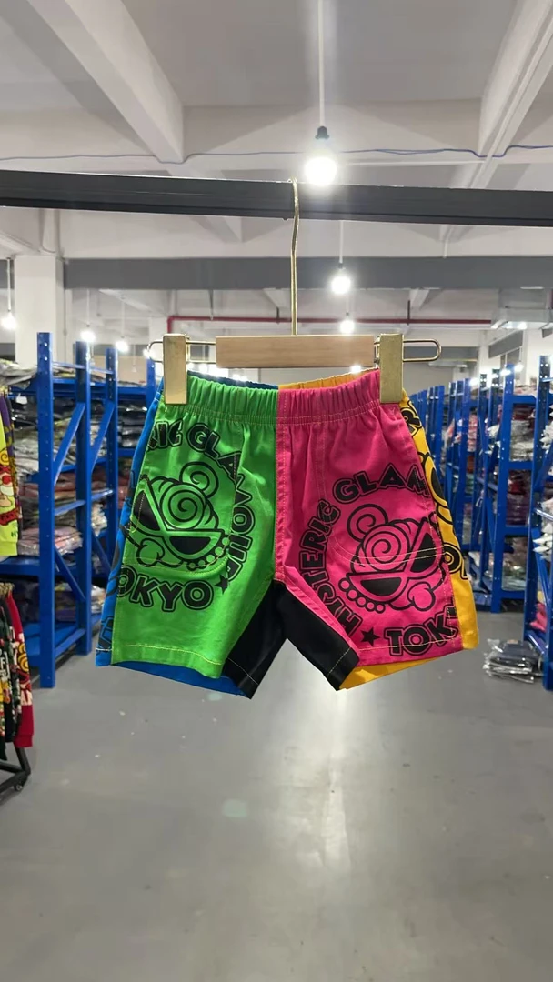 382 高定五色短裤   撞色 亲子