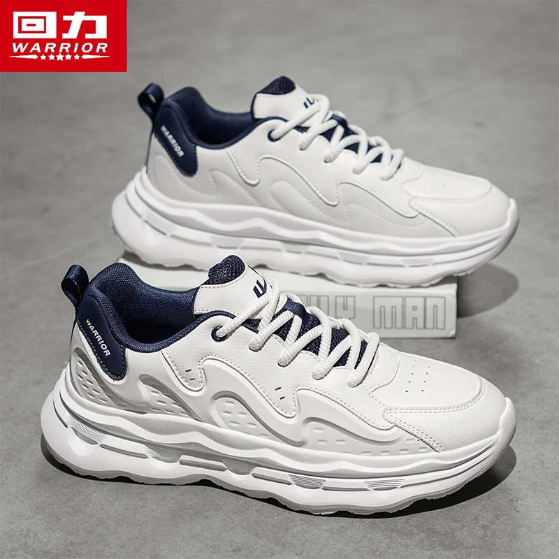 回力男款透气跑步鞋2025冬季新款运动休闲鞋增高耐磨开车男鞋潮