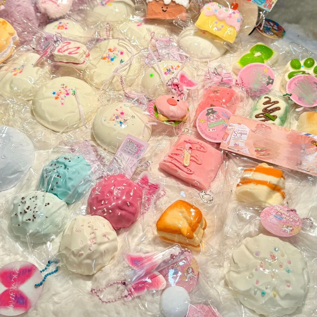 【主播代拆】双许愿色！安全解压慢回弹玩具泥感粘袋子捏捏乐玩具！