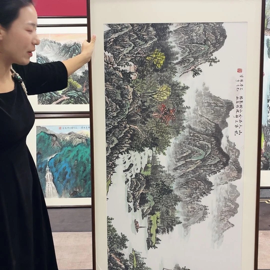 国画手绘作品160/80