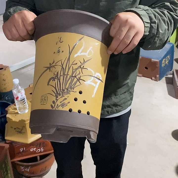 紫砂花盆紫砂花盆