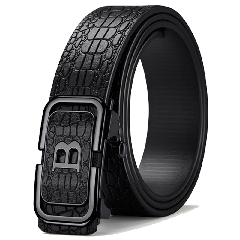 【保罗轻奢】新款男士皮带自动扣商务休闲男款腰带百搭内穿裤带