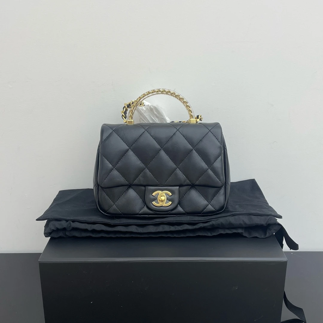 全新未使用 Chanel/香奈儿 PVC手柄cf 附件：盒子尘袋