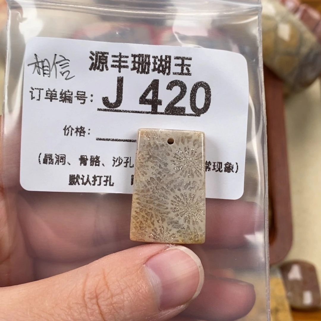 硅化玉颈饰未镶嵌相****嘴