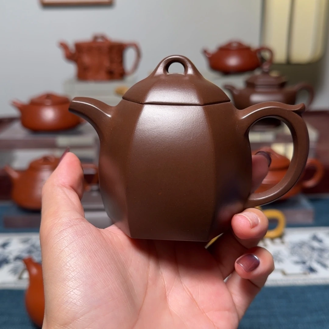 渡***己紫砂茶壶全手工全手工