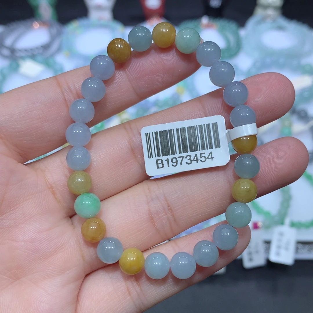 翡翠未镶嵌手串天然