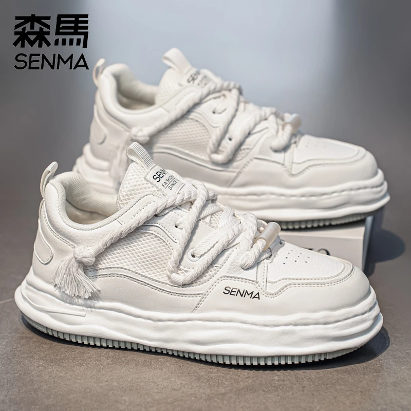 森马爆款男鞋秋季做旧面包鞋青少年百搭运动板鞋小众设计休闲潮鞋
