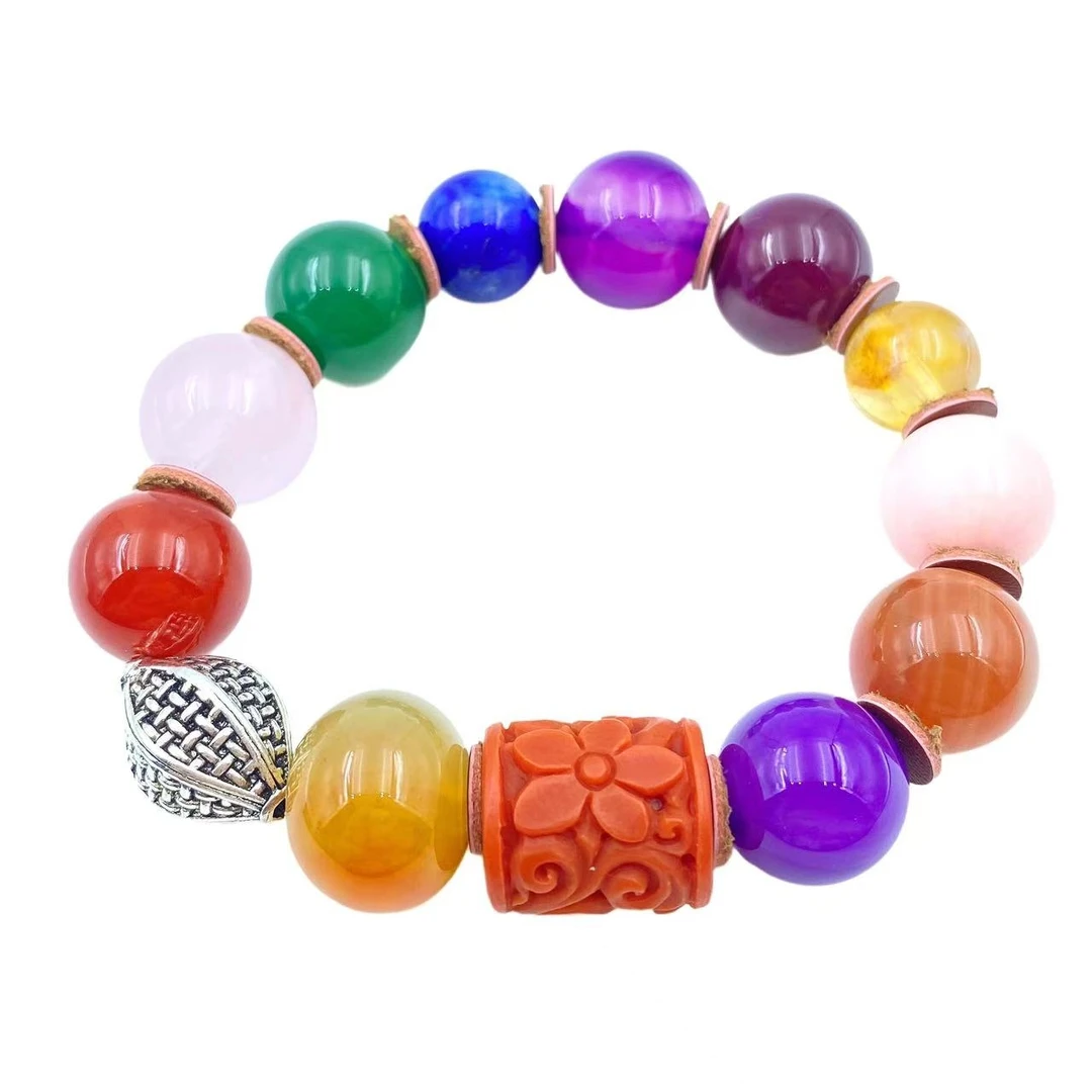 高档珠宝DIY设计款多宝手串S1010-赠包装合金