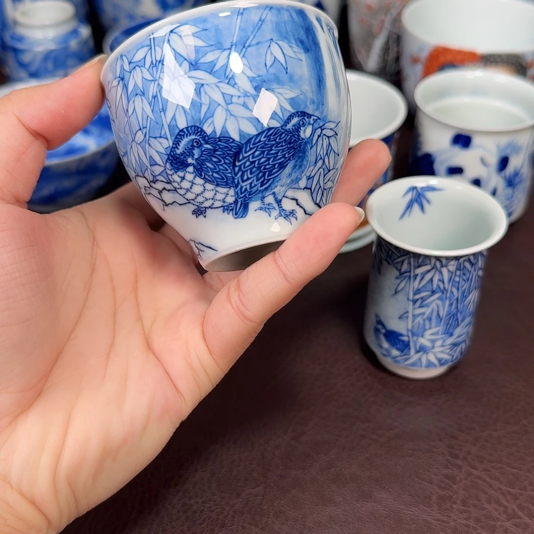 风***海现代景德镇陶瓷杯