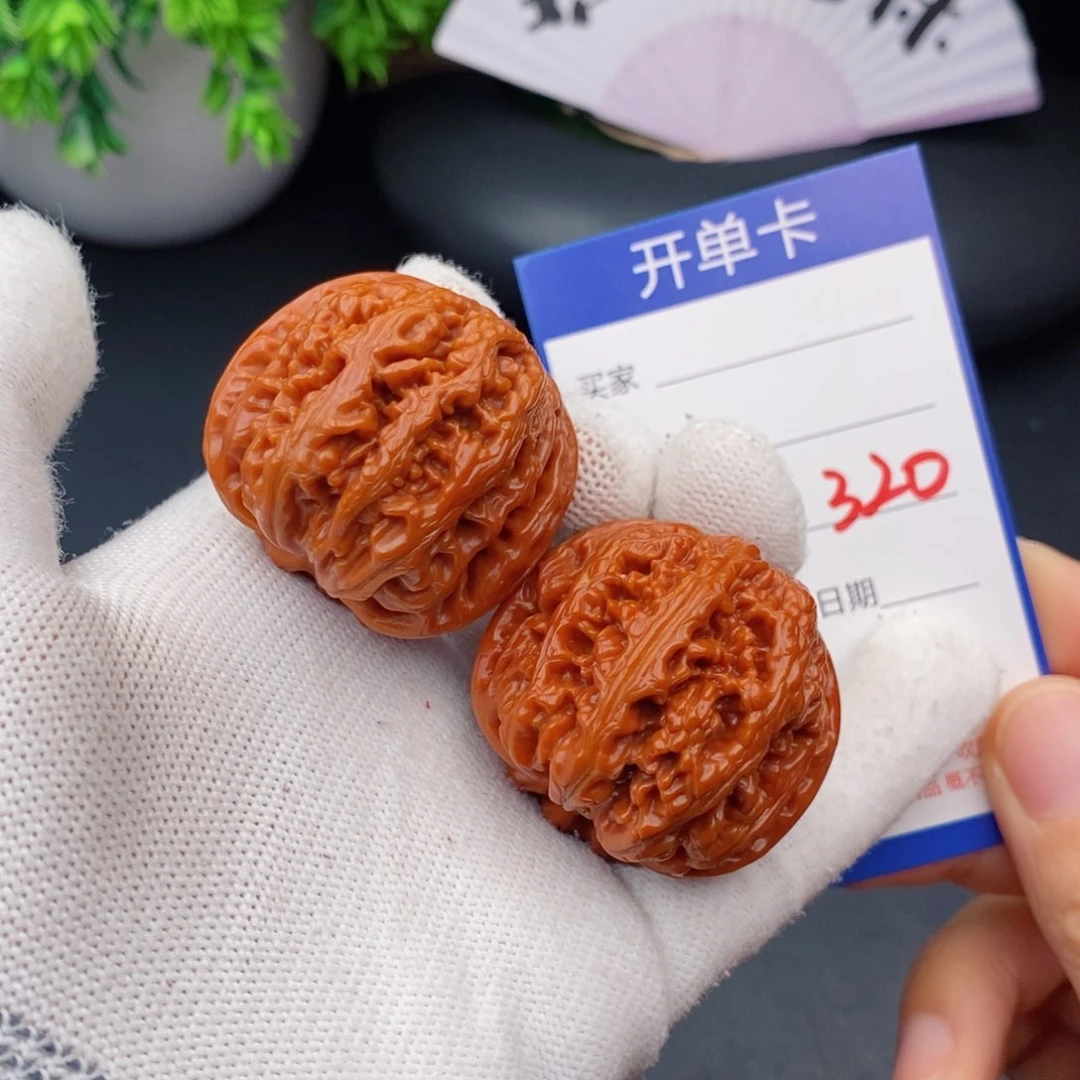 文玩核桃把件39粗筋320
