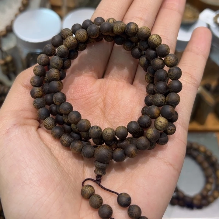 3***3沉香碎屑沉香0.6圆珠