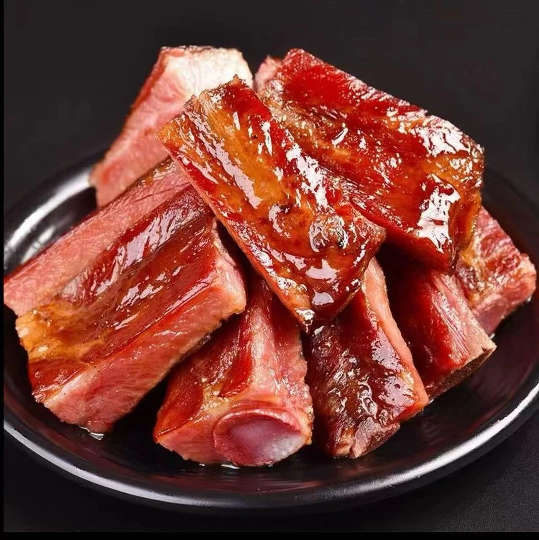 【腊排骨5斤】农家柴火烟熏腊排骨美食美味咸香湖南特产古法传统味