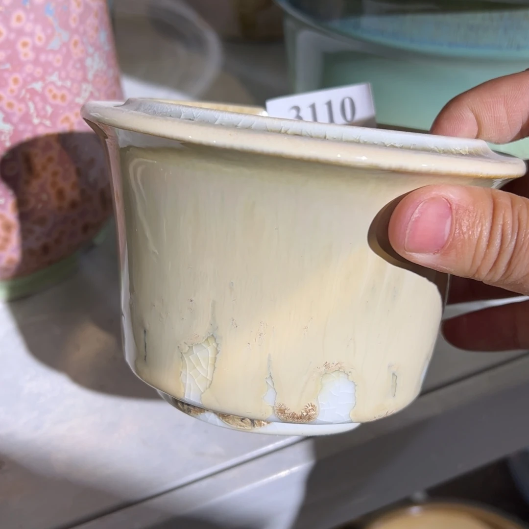 红陶口9高8 景德镇手工花盆