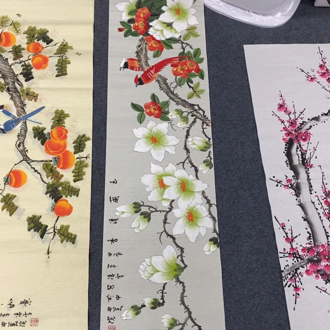 国画尺寸140✖️35画画画手绘
