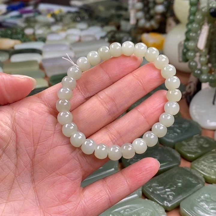 和田玉未镶嵌手链