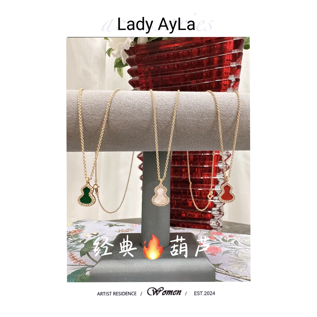 铜合金项链 小Q葫芦轻奢时尚项链AL9322