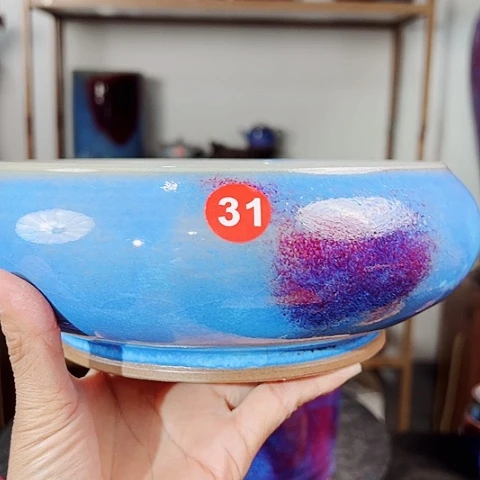 杯百**叔原矿釉手工制作钧瓷