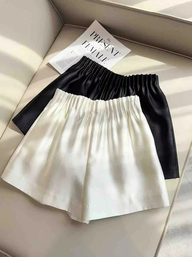 5512 【专柜货断码福利】夏季显瘦可外穿宽松韩版松紧腰短裤