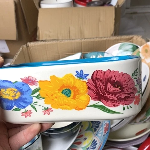 盘陶瓷制品满25拼单发货默认微瑕