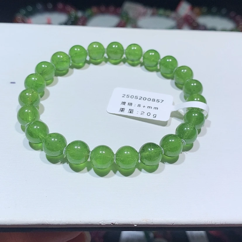 【闪购商品】手链未镶嵌碧玺碧玺纯绿老矿