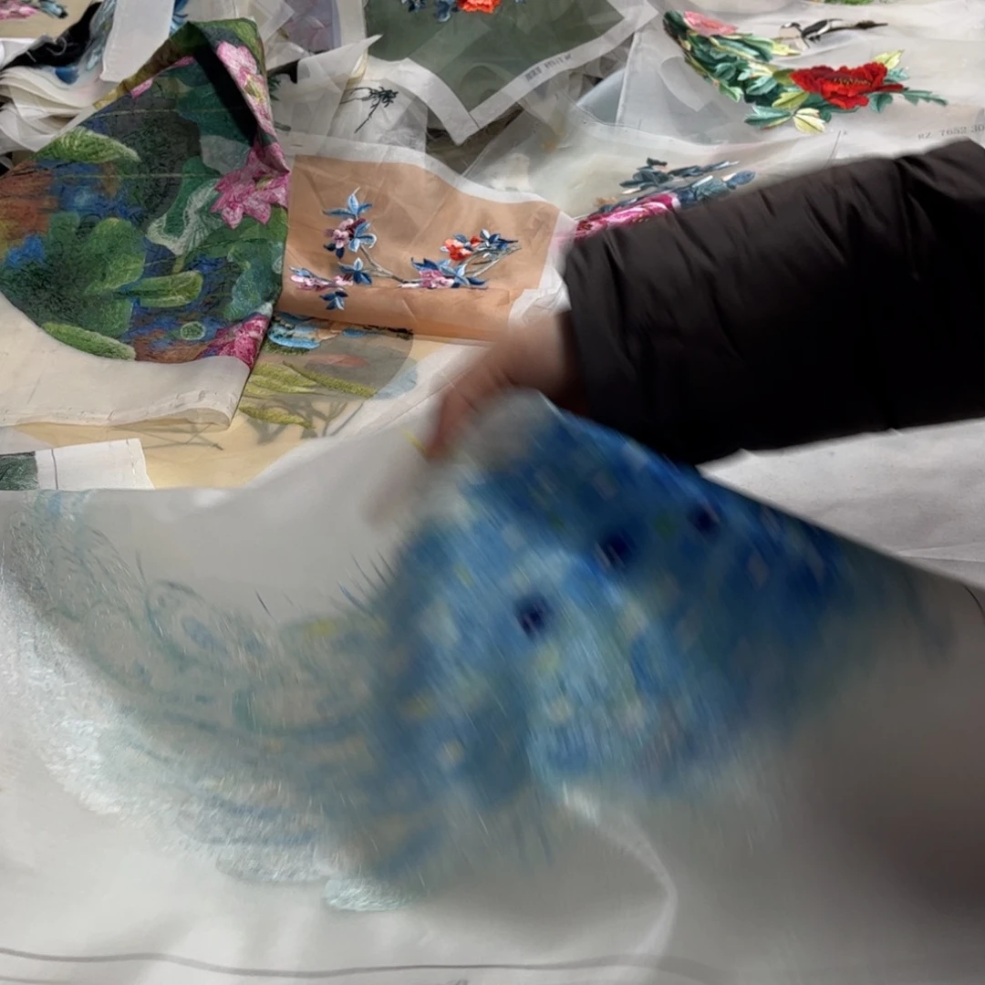 刺绣用****9纯手工制作工艺和