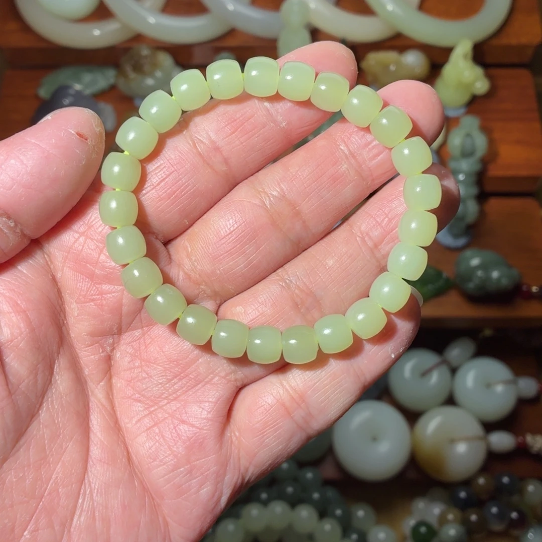 和田玉未镶嵌手串